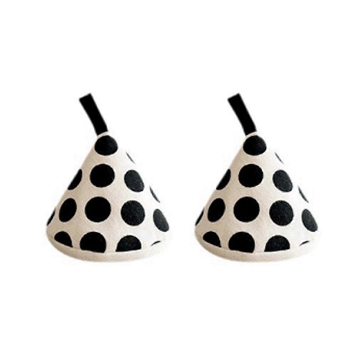 anti-scalding triangle pot handle heat insulation gloves black