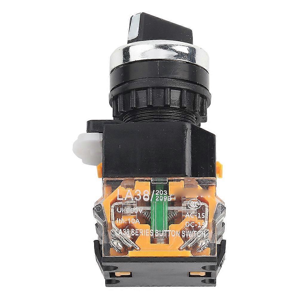3 Position 2NO Maintained Select Selector Switch Rotary Switch LA38-20X3