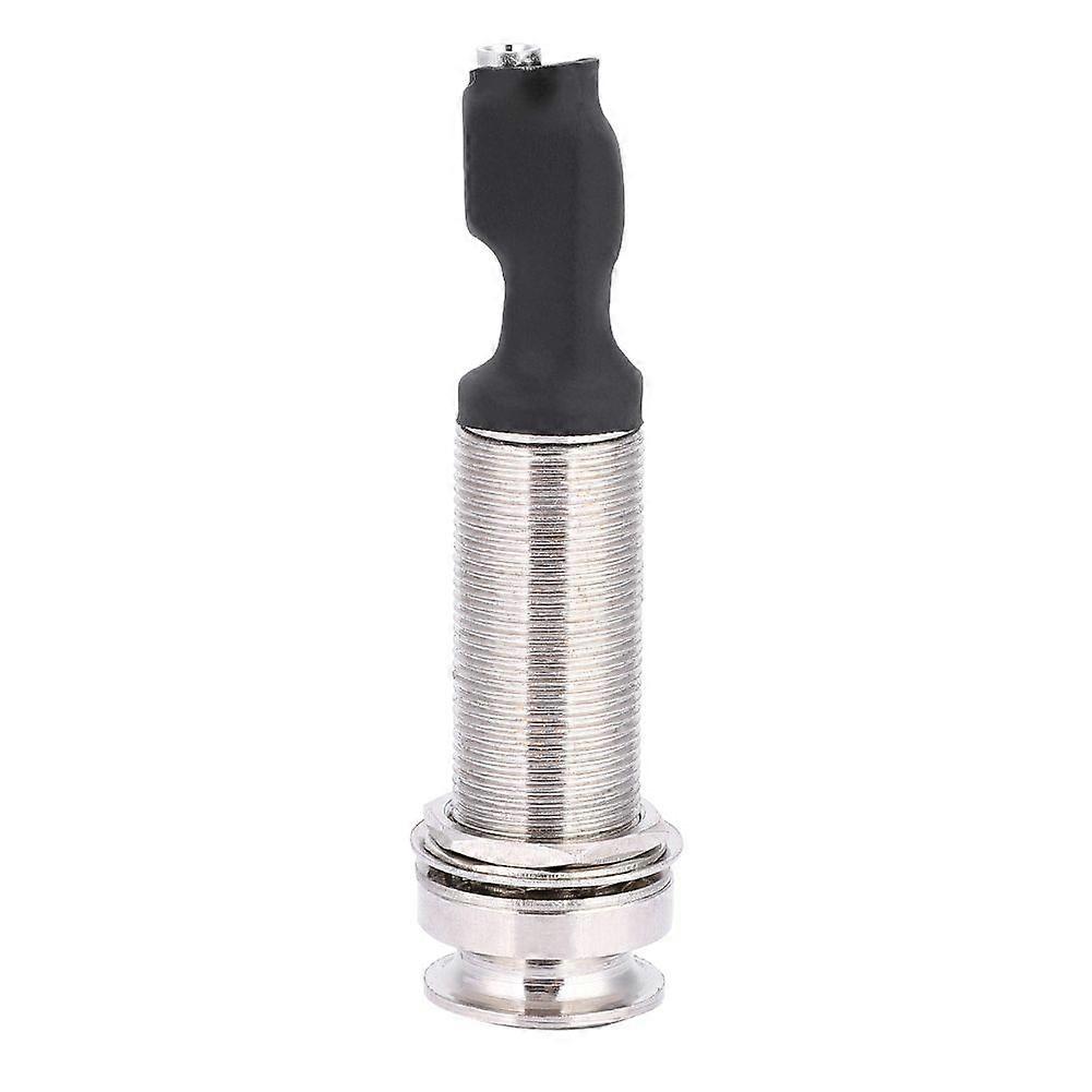 1/4" (6.35mm) Output 2.5mm Input Endpin Jack for Acoustic Guitar Built in Rod Piezo Pickup