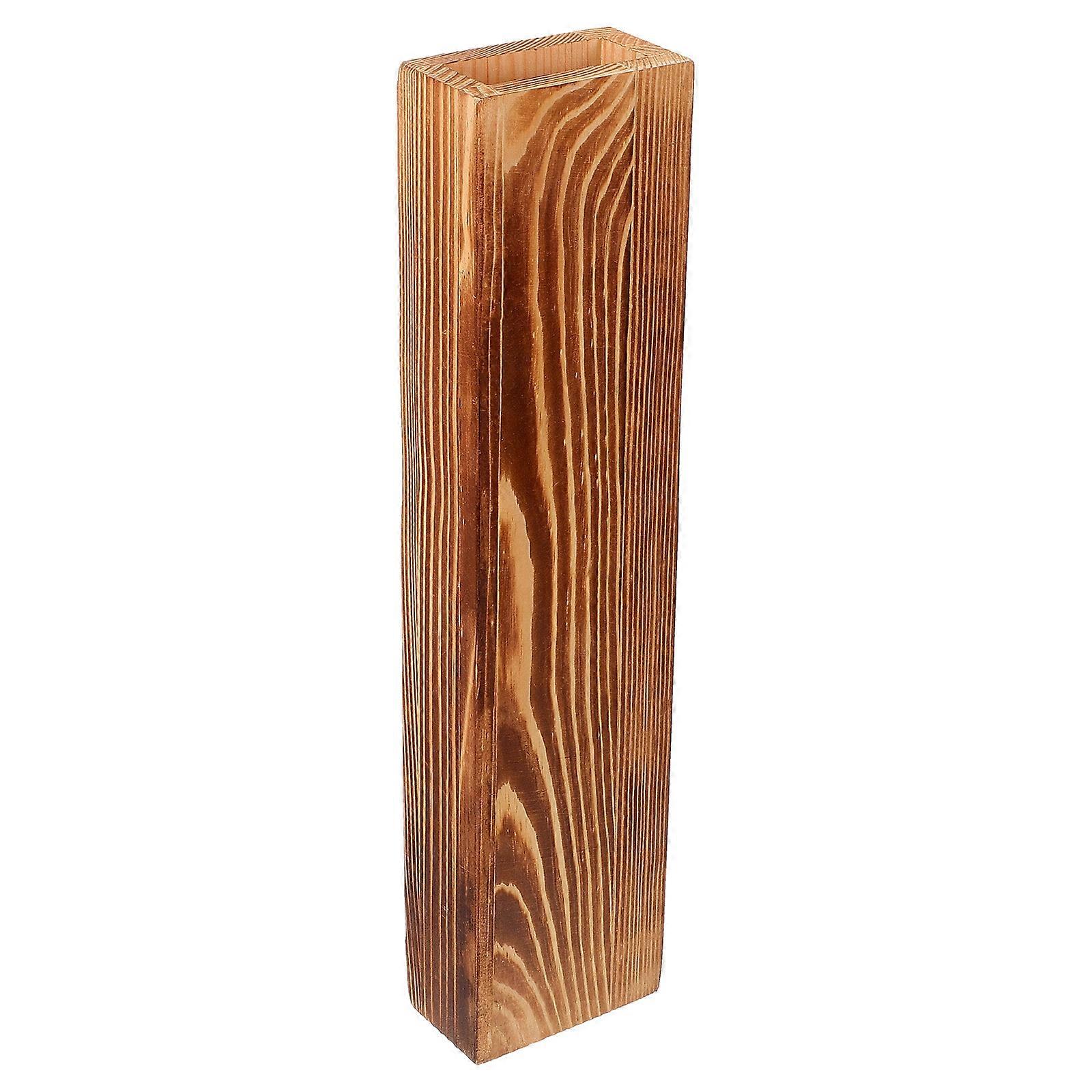 Wood Wall Vase Hanging Holder for Plant Display 5Pcs Set
