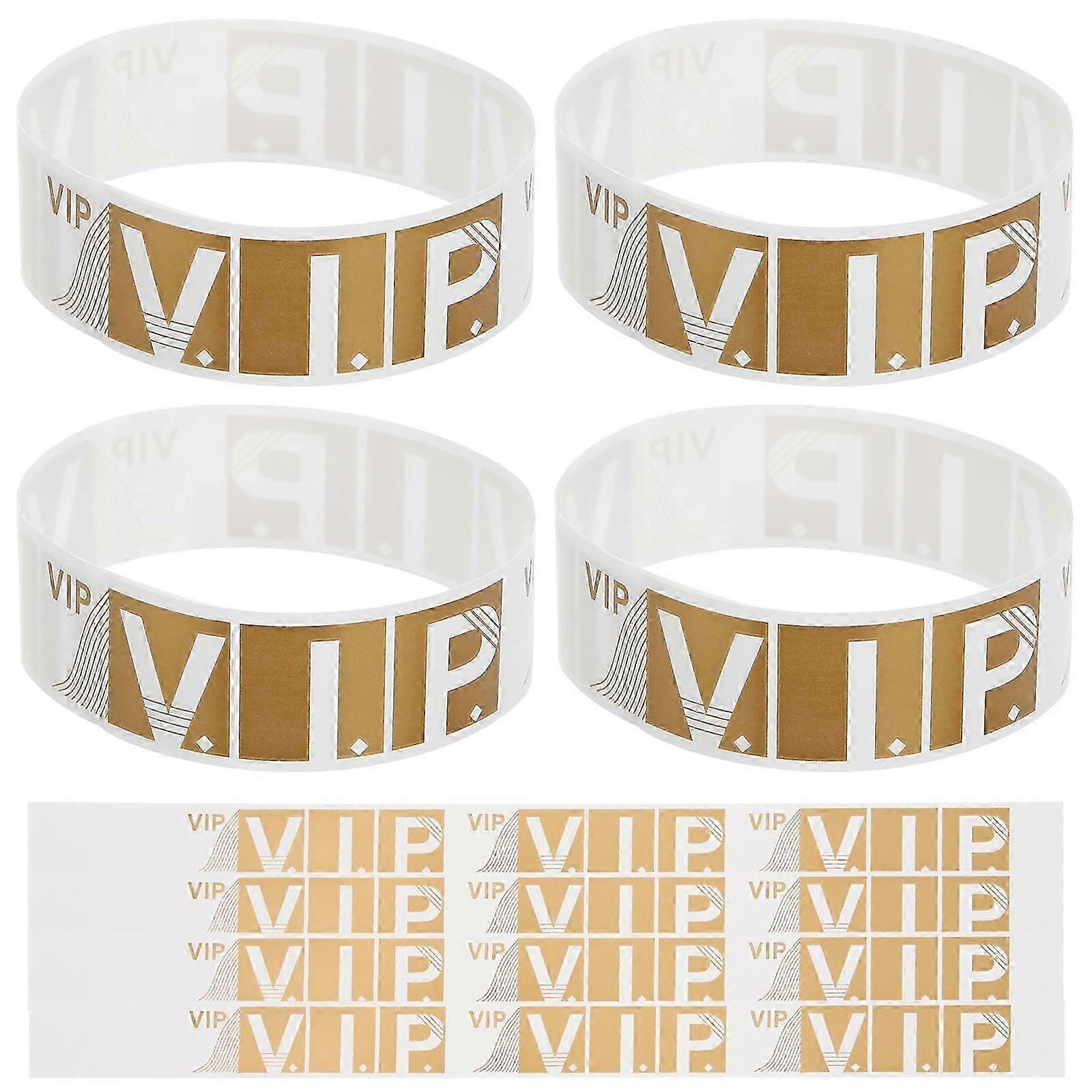 200pcs VIP Wristbands Durable Smooth Event Bracelets for Festivals, Concerts, Parties, and Fairs Easy Identification Access Control