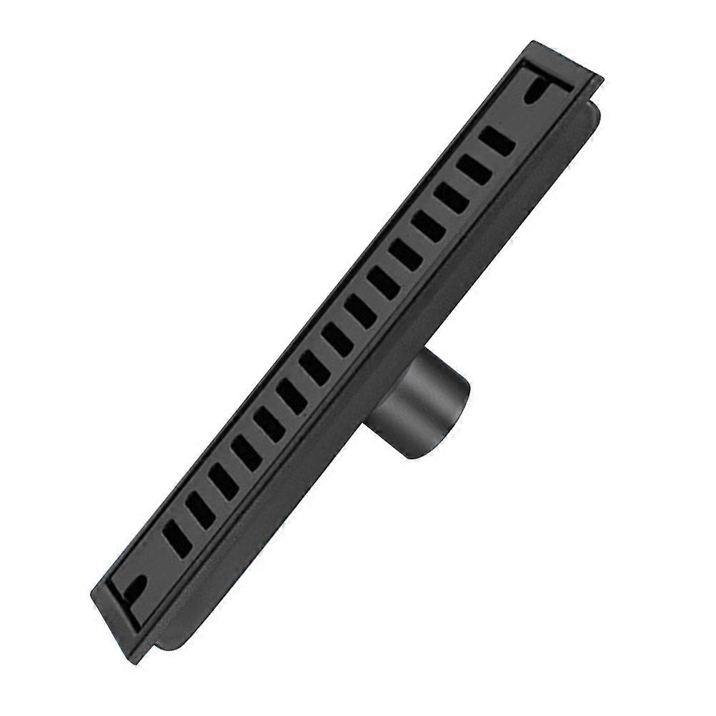 Capsule Type Cover Shower Drain Premium Black Rectangle Drain Filter Efficient Insect Prevention 2Pcs