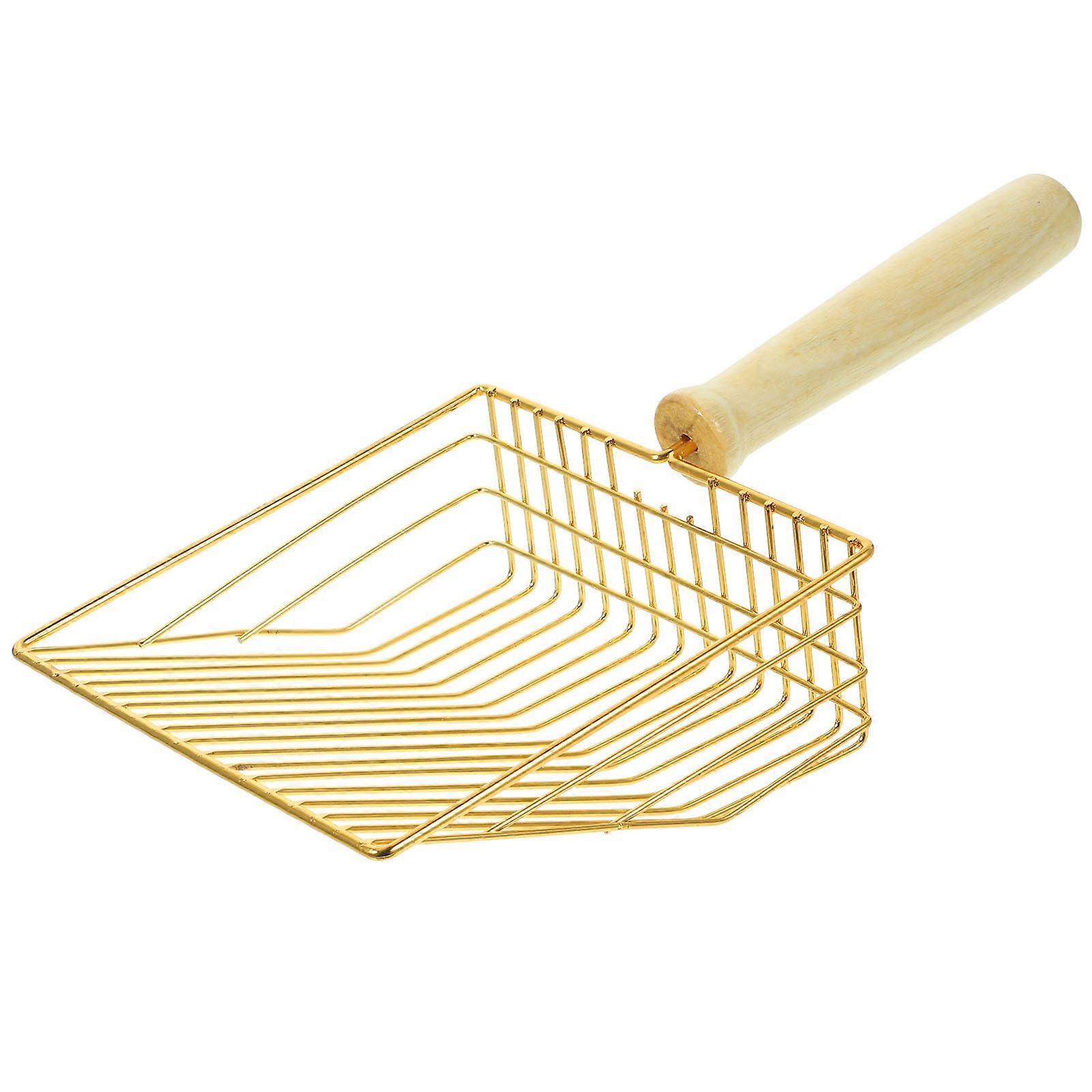 3Pcs Cat Waste Litter for Pet Owners with Golden Color and Resistance Suitable for Home Use