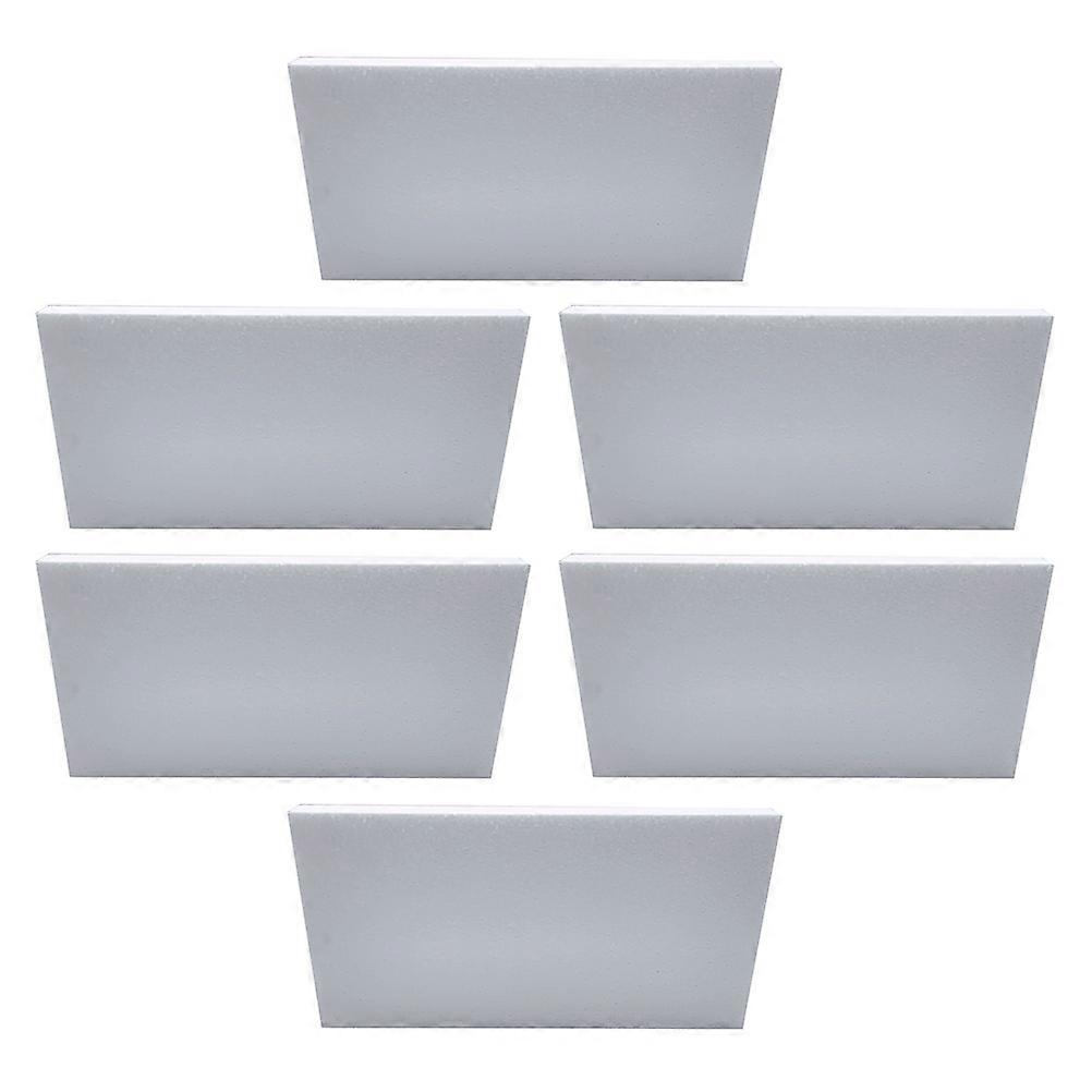 Craft Foams Bricks Blocks for Modeling and Sculpting 6Pcs White Foams