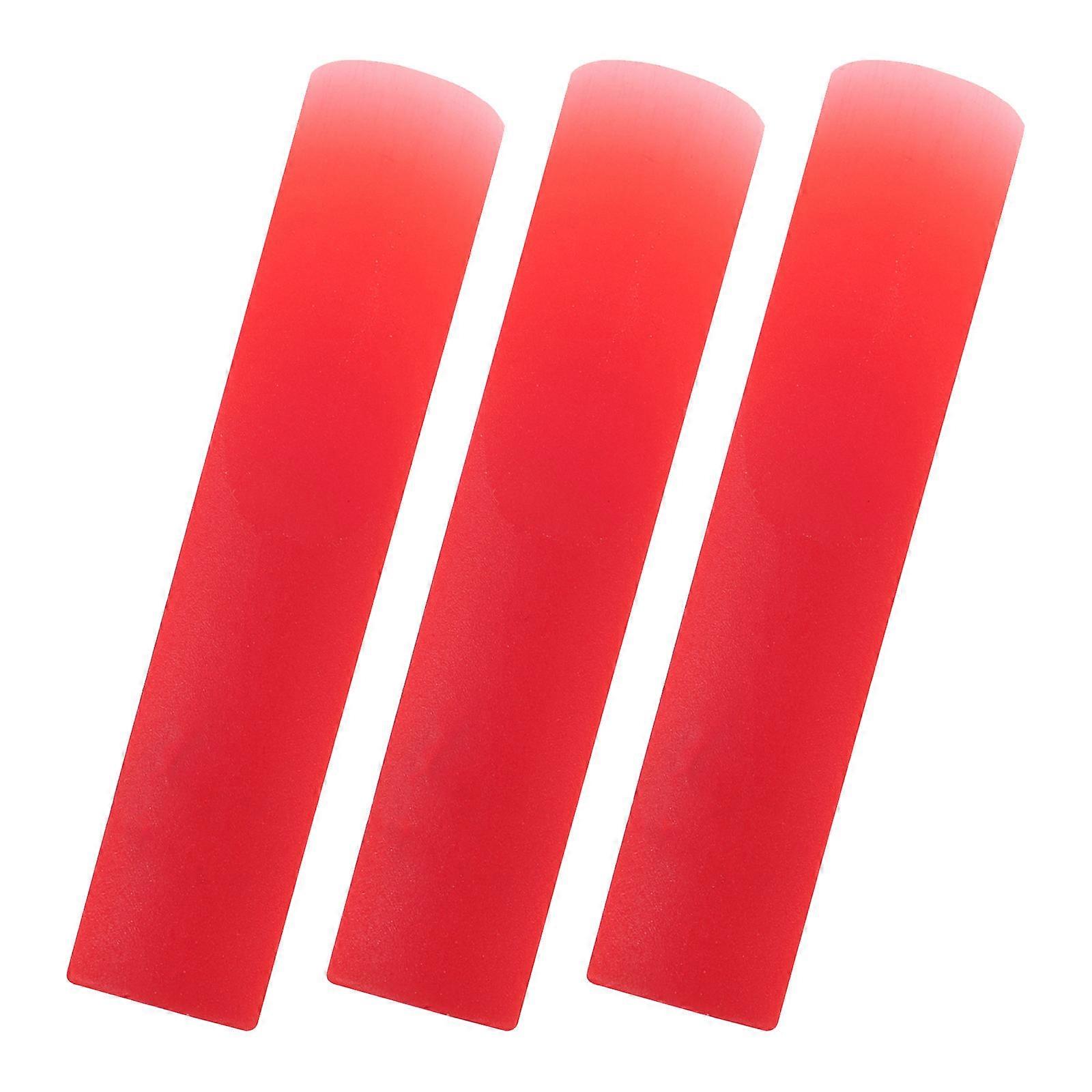 Durable Resin Clarinet Reeds for Easy Installation 3Pcs Clarinet Parts