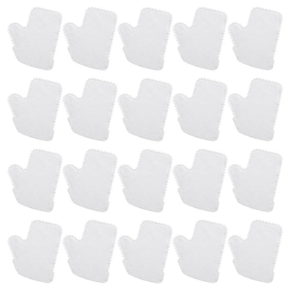 Practical Cleaning Gloves 40 Pcs Ideal For Dustproof Kitchen Utensils Protection White Color Soft Material