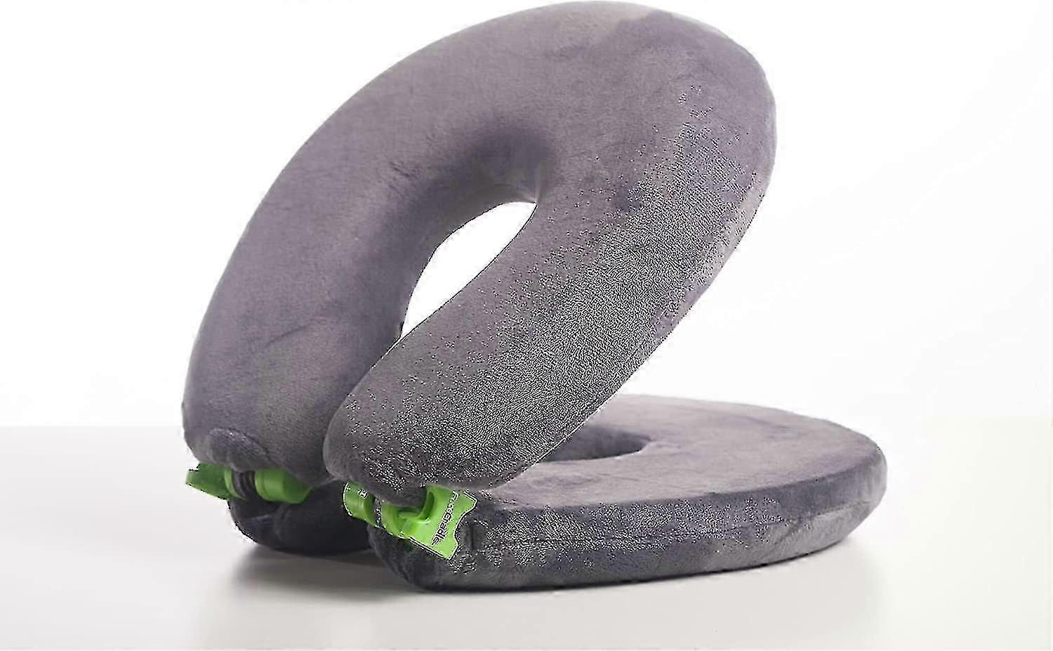 Adjustable Travel Pillow for Full Sleep Comfort on Airplanes, Trains, or Buses, Ensures Restful Journeys 2025