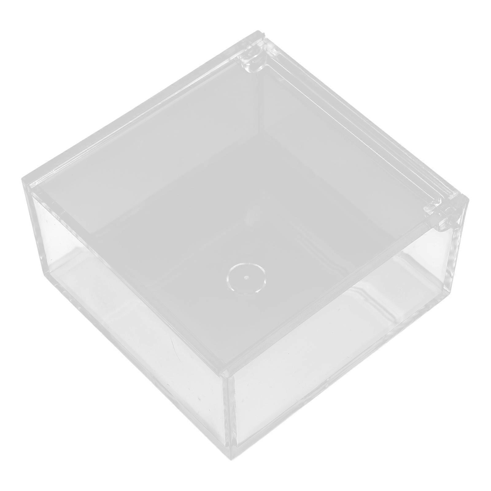 Acrylic Box Transparent Display Box for Displaying 5Pcs Clear Containers