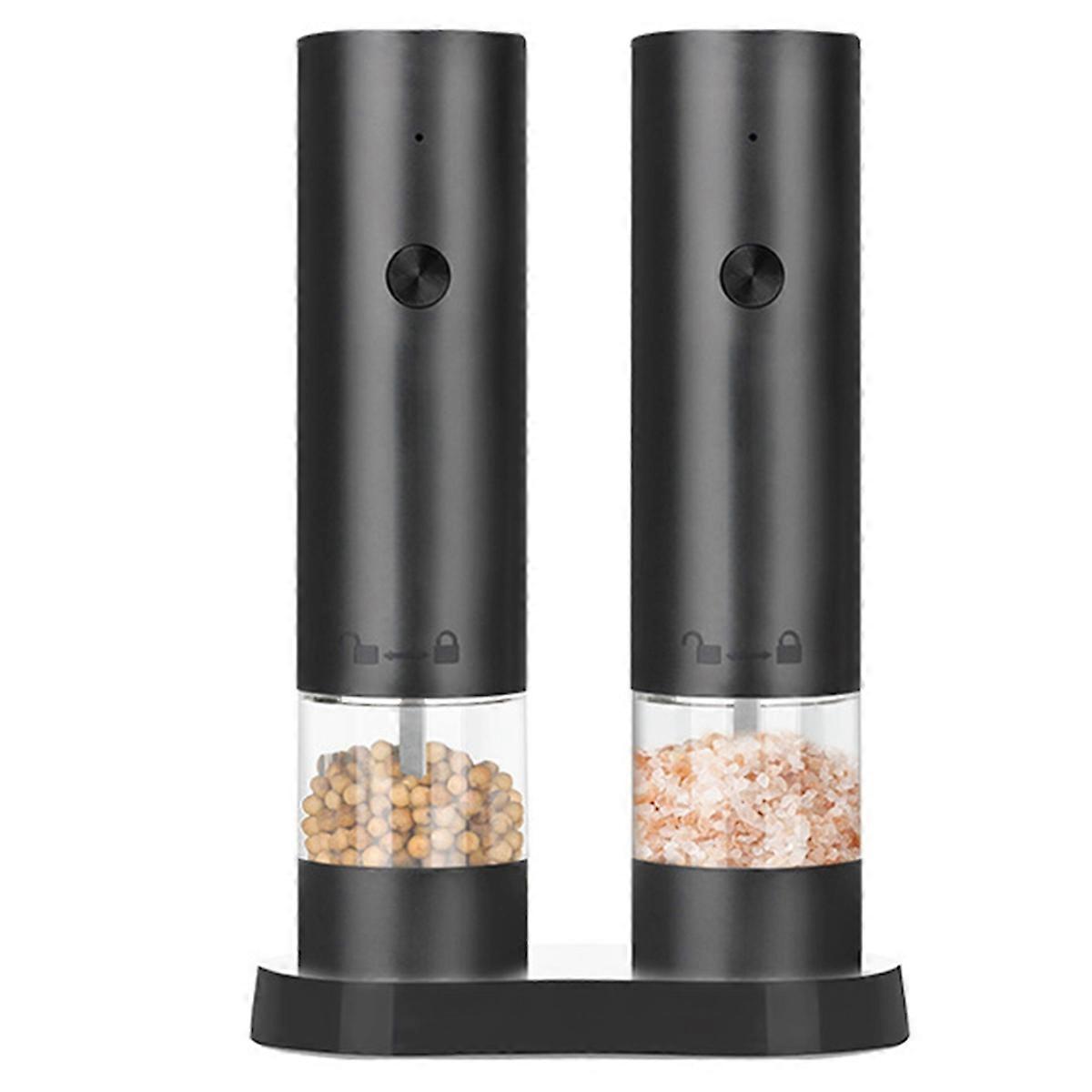 Electric Salt and Pepper Grinder Rechargeable Automatic Spice Crusher Kitchen Cooking Grinding Tool