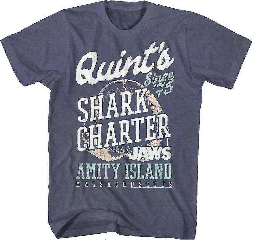 Tričko Quint's Shark Charter Jaws Rockinstone