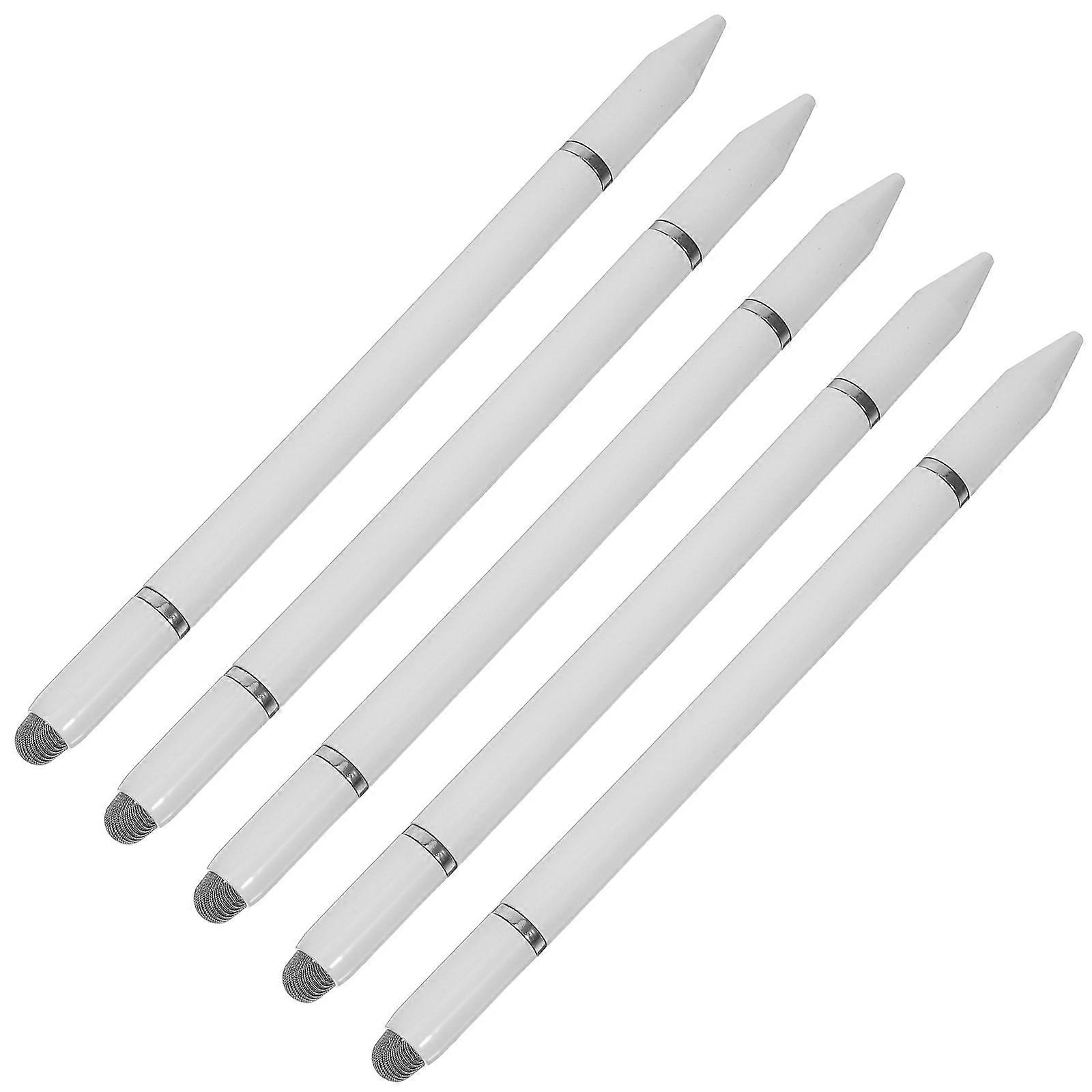 High Precision Magnetic Stylus Pen for Tablets Drawing 20Pcs White Plastic