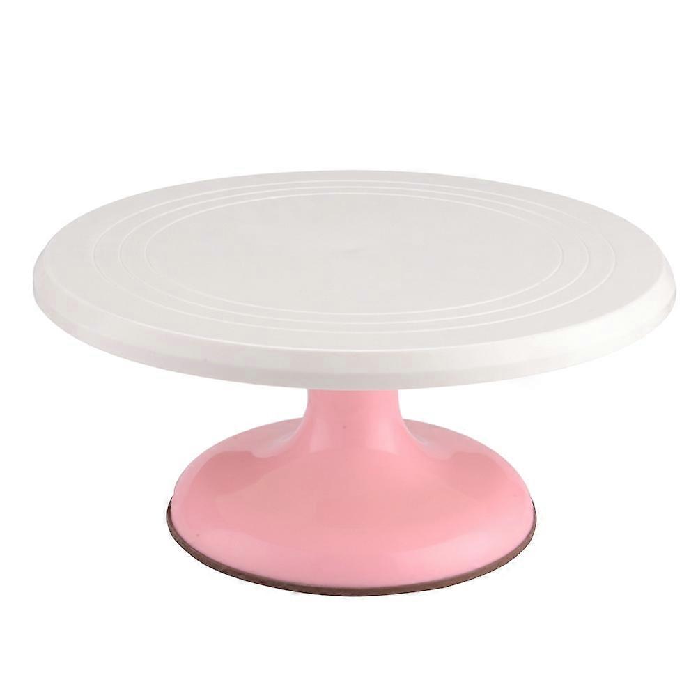 DIY Cake Turntable for Decorating 2Pcs Pink Round Shape Baking Supplies
