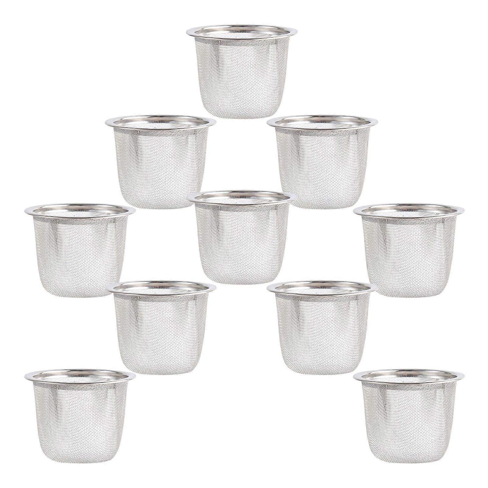 Stainless Steel Tea Diffuser Fine Mesh Tea Strainer for Kitchen 30Pcs