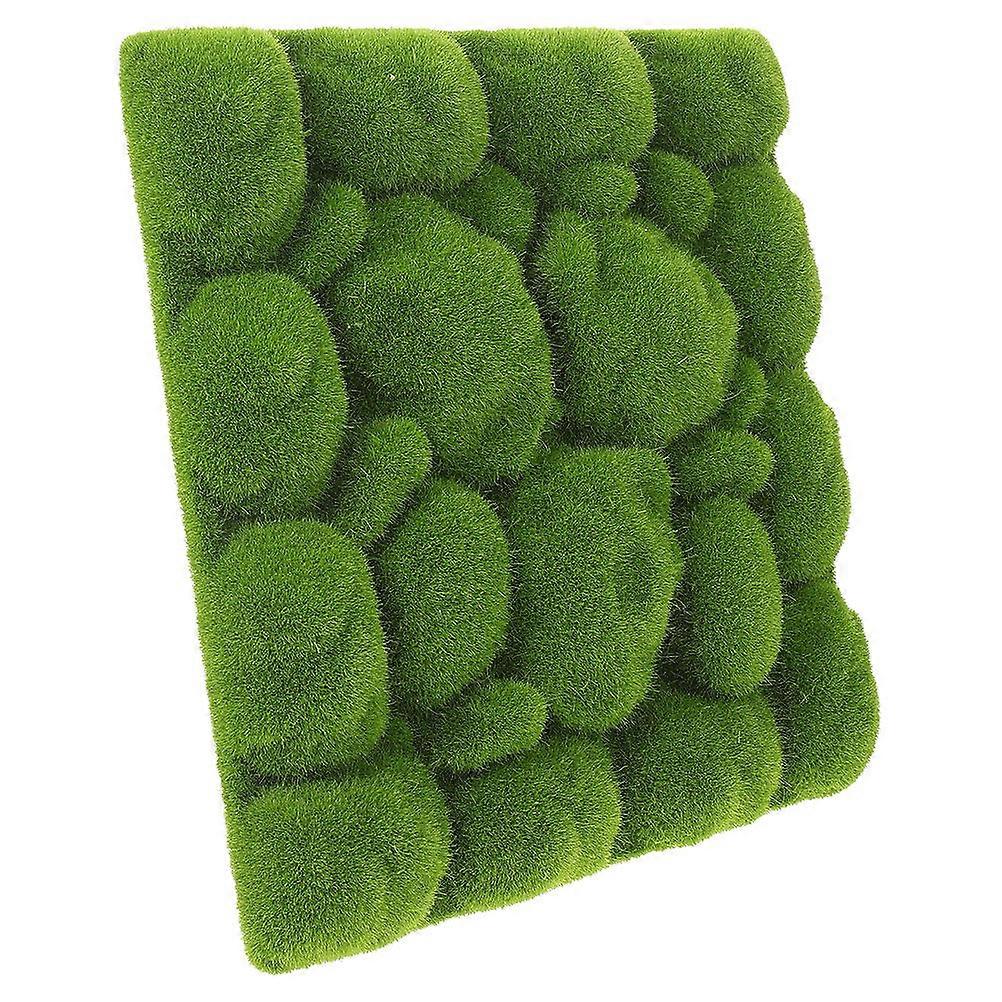 Artificial Moss Wall Panel 5Pcs Green Foam Board Suitable For Indoor Decoration Featuring High Simulation Technology Ideal For DIY Enthusiasts