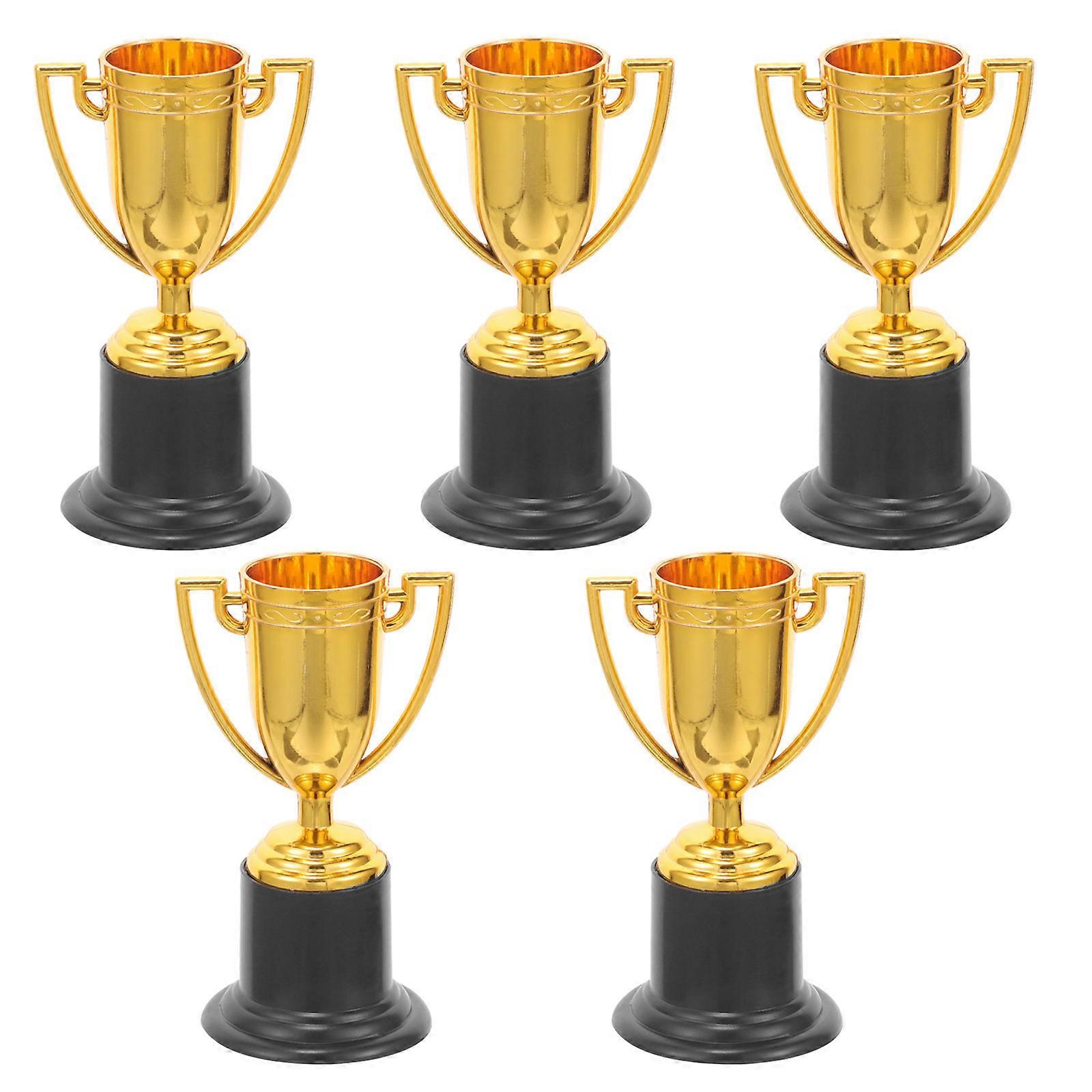 Plastic Trophy Cups Small Children Trophy for Decor 25Pcs Set