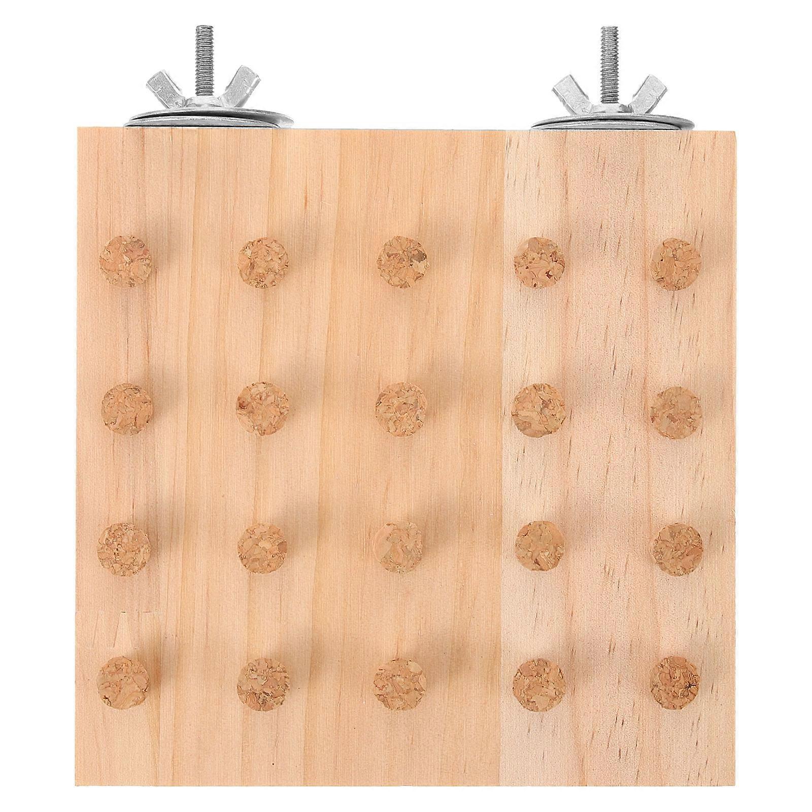 Parrot Cage Accessories Bird Perch Platform Wooden 5Pcs Pack