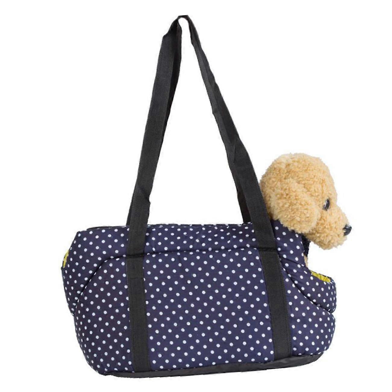 Portable Pet Shoulder Bag Backpack For Dogs And Cats Breathable ScratchResistant Outdoor Travel Pouch Foldable Design