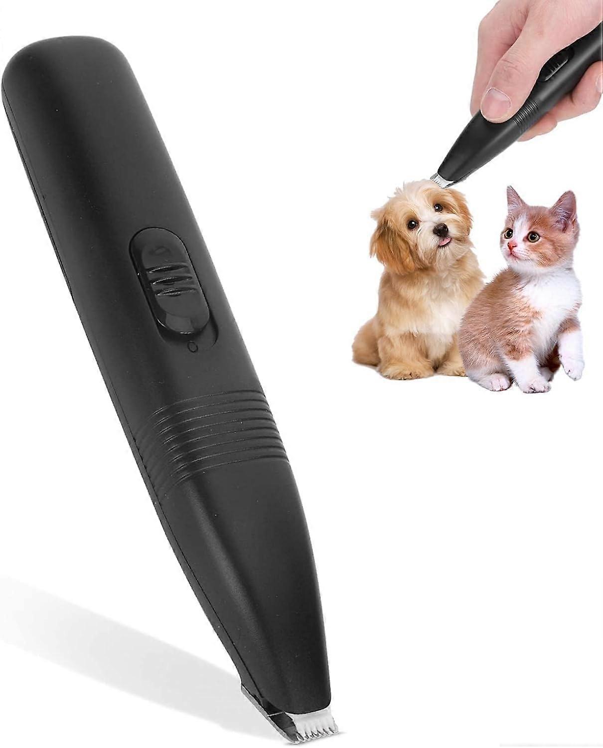 Pet Paw Trimmer, a low-noise electric pet trimmer with a one-touch power switch, can be used to trim paws, ears, face, eyes, and rump.