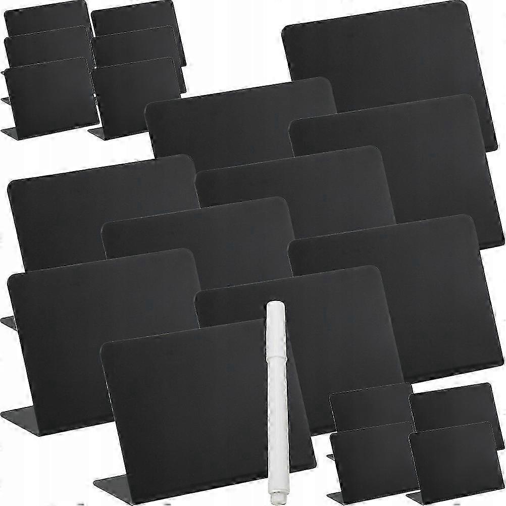 Rewritable Small Blackboard Chalk Board Signs for Office and Home Use
