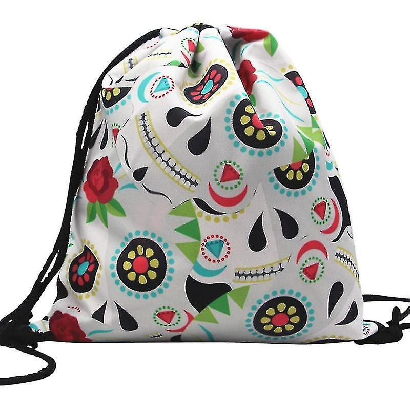 バックパッククラシックスニーカーバッグ砂糖の頭蓋骨モチーフMultifärg