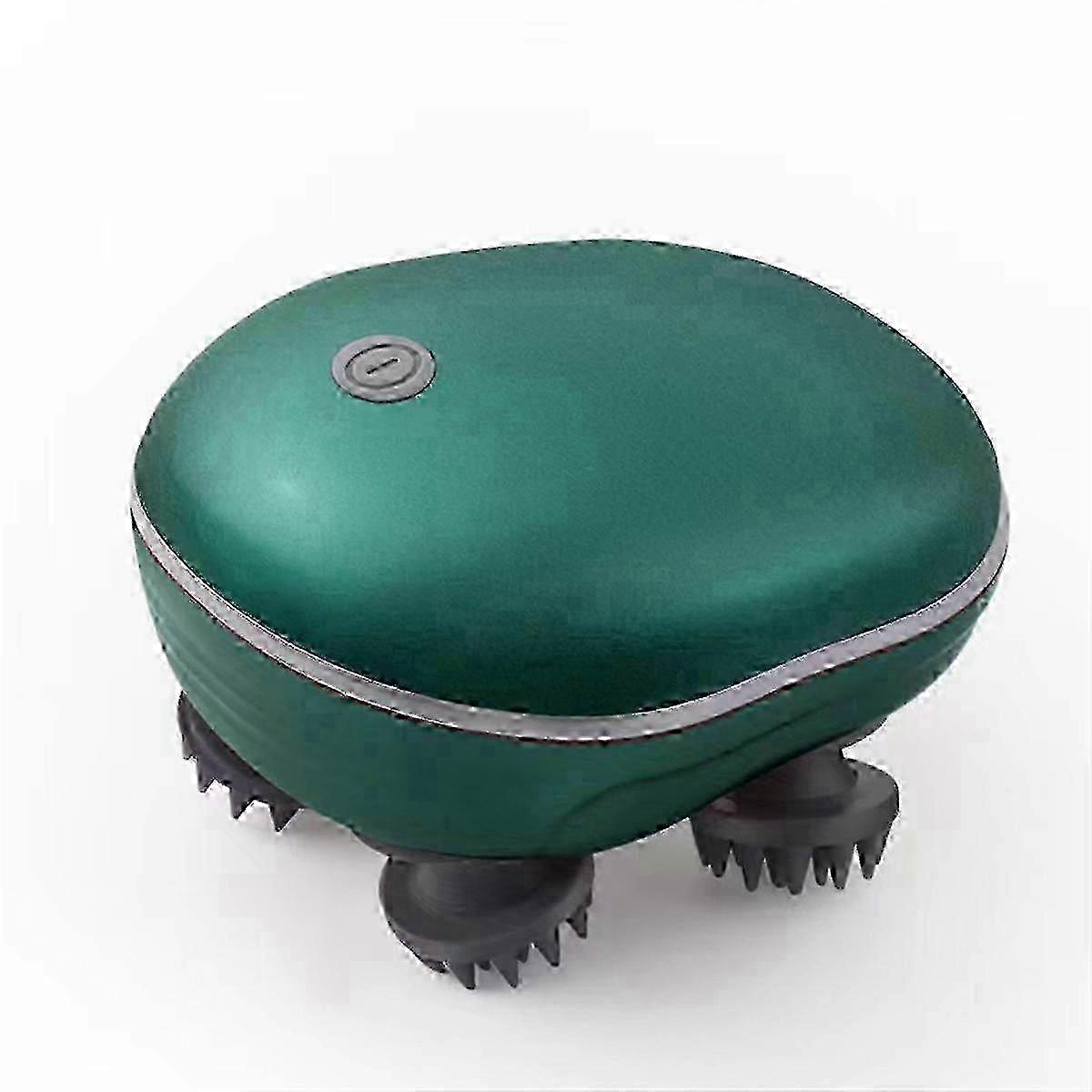 Electric massager for scalp and body with red light therapy