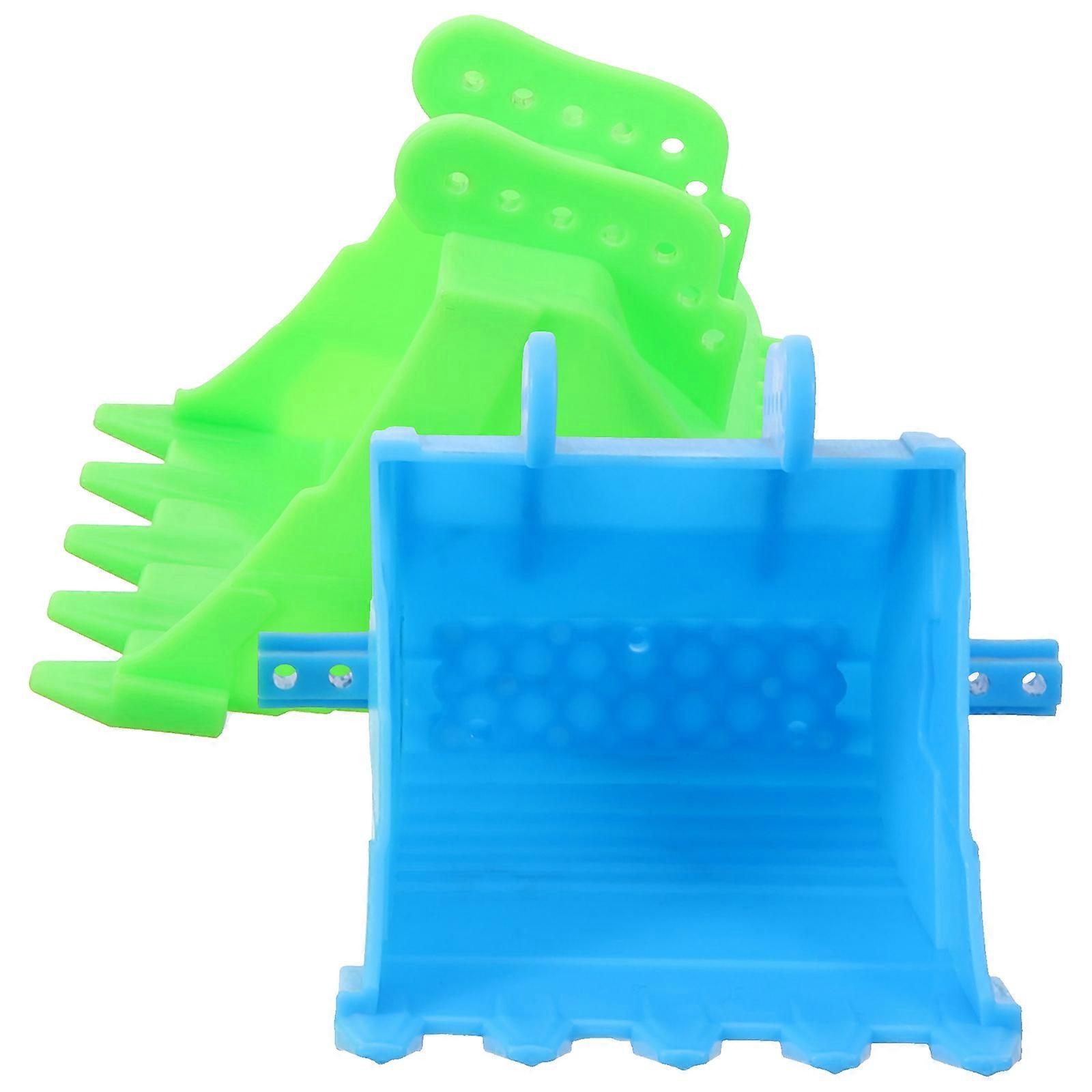Excavator Toy Digger Bucket Model Plastic Connector For Kids 2Pcs Interactive Playtime And Learning