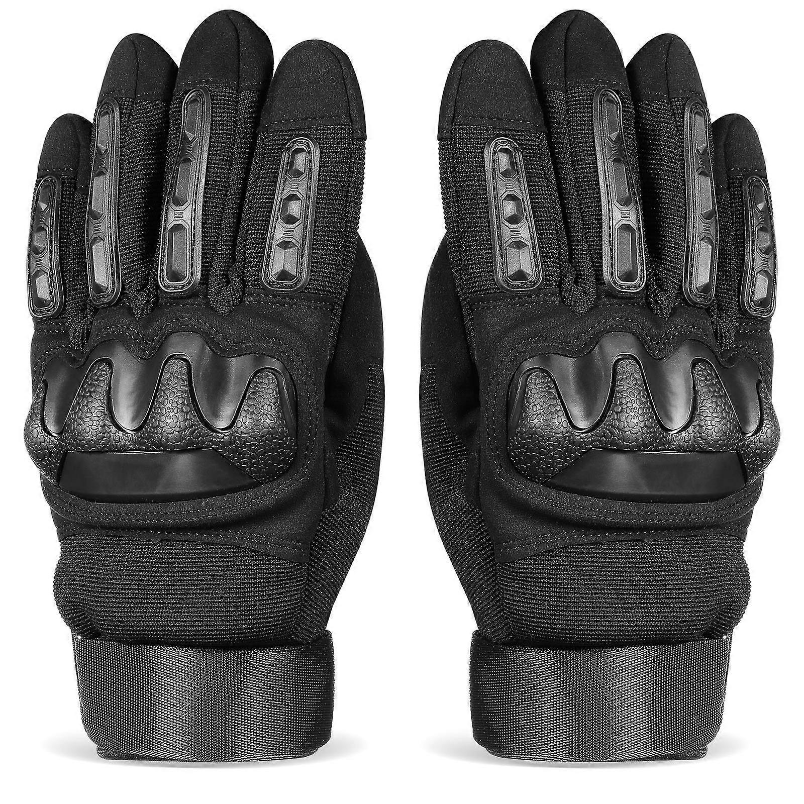 Gloves for Men Full Finger Touchscreen Motorcycle Gloves 1Pair