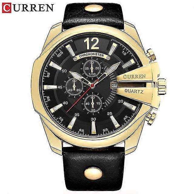 Curren Arany Férfi Karórák Top Luxus Népszerű Márka Karóra Férfi Kvarc Arany Karórák Óra Férfi Karóra 8176 26s