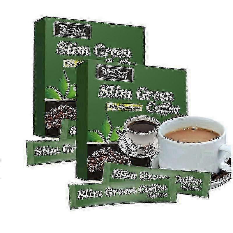 18 Teabags Slim Green Coffee with Ganoderma Control Weight Weight Tea_c* 25-26s