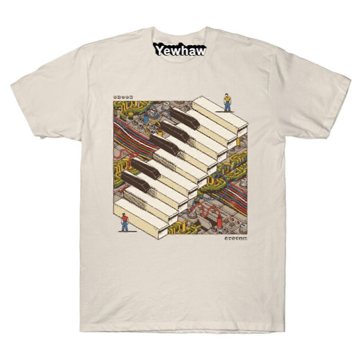 Syntikkapiano retro-t-paita