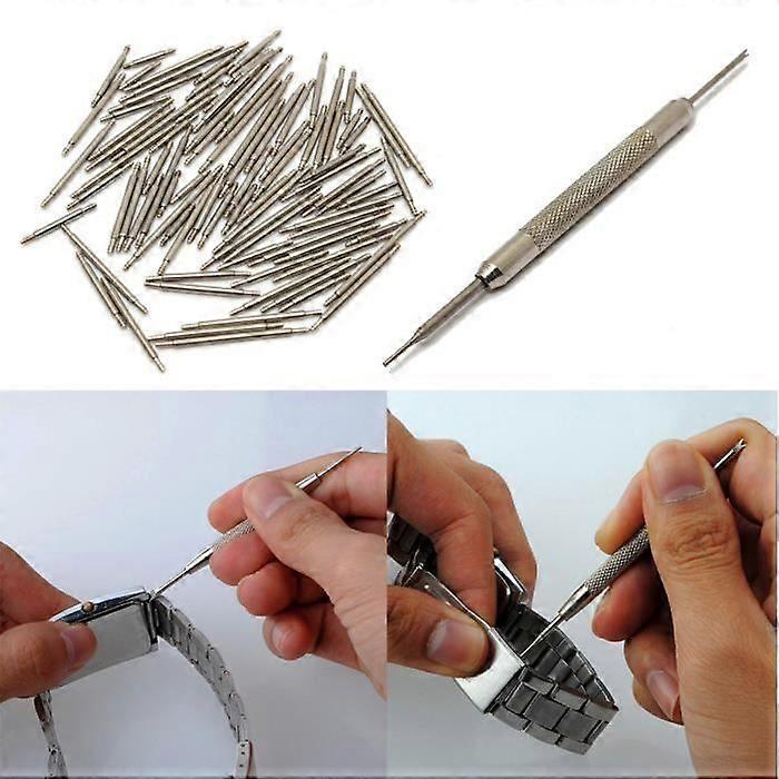 TEMPSA 108PCS 8-25mm Watch Strap Opener Repair Tools Spring Bar Links Pins
