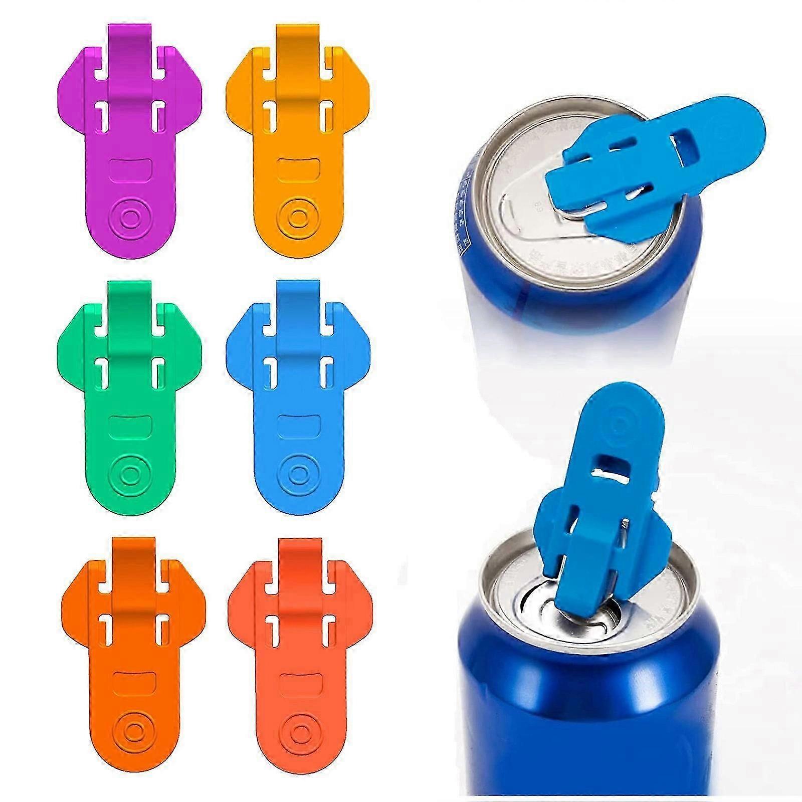 4Pcs Manual Easy Can Opener Soda Beer Beverage Protector Picnic Bbq