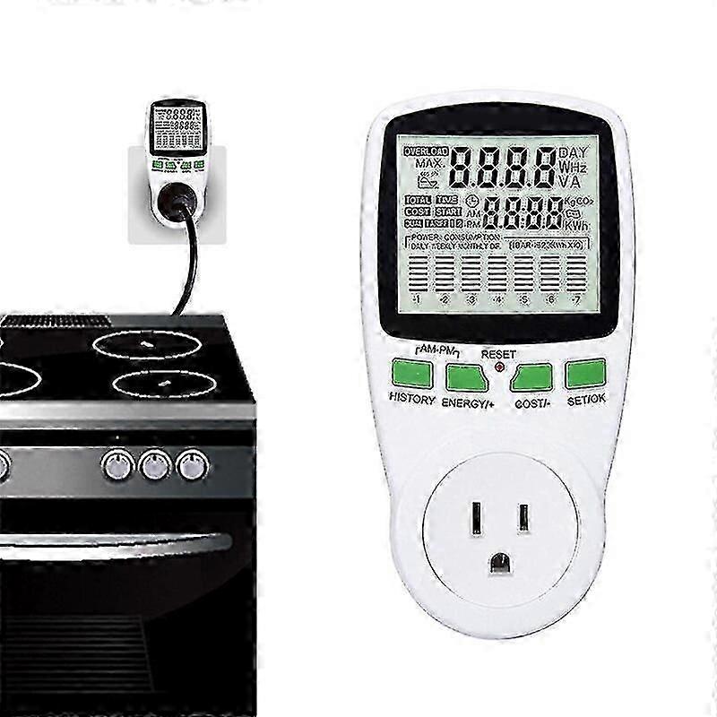 Electricity Power Meter Wattmeter Socket With Diagram Metering Billing
