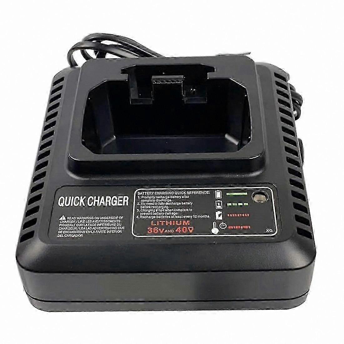36V 40V Max Lithium Battery Charger for Cordless Tools with LBXR36 LBX36 Compatibility