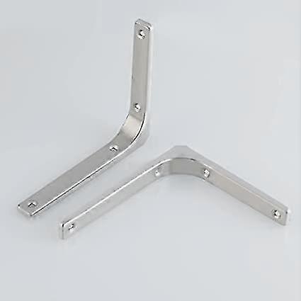 2 قطعة الفولاذ المقاوم للصدأ بين قوسين الجرف الجدار الأقواس للأرفف الجرف دعم زاوية قوس الثقيلة L بين قوسين