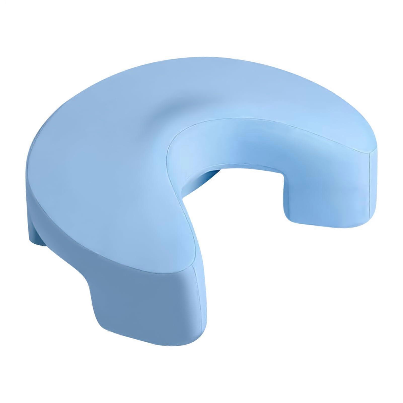Side Sleeper Pillow Arm Hole Cervical Neck Support For Side Sleepers, Knee Support, Sky Blue