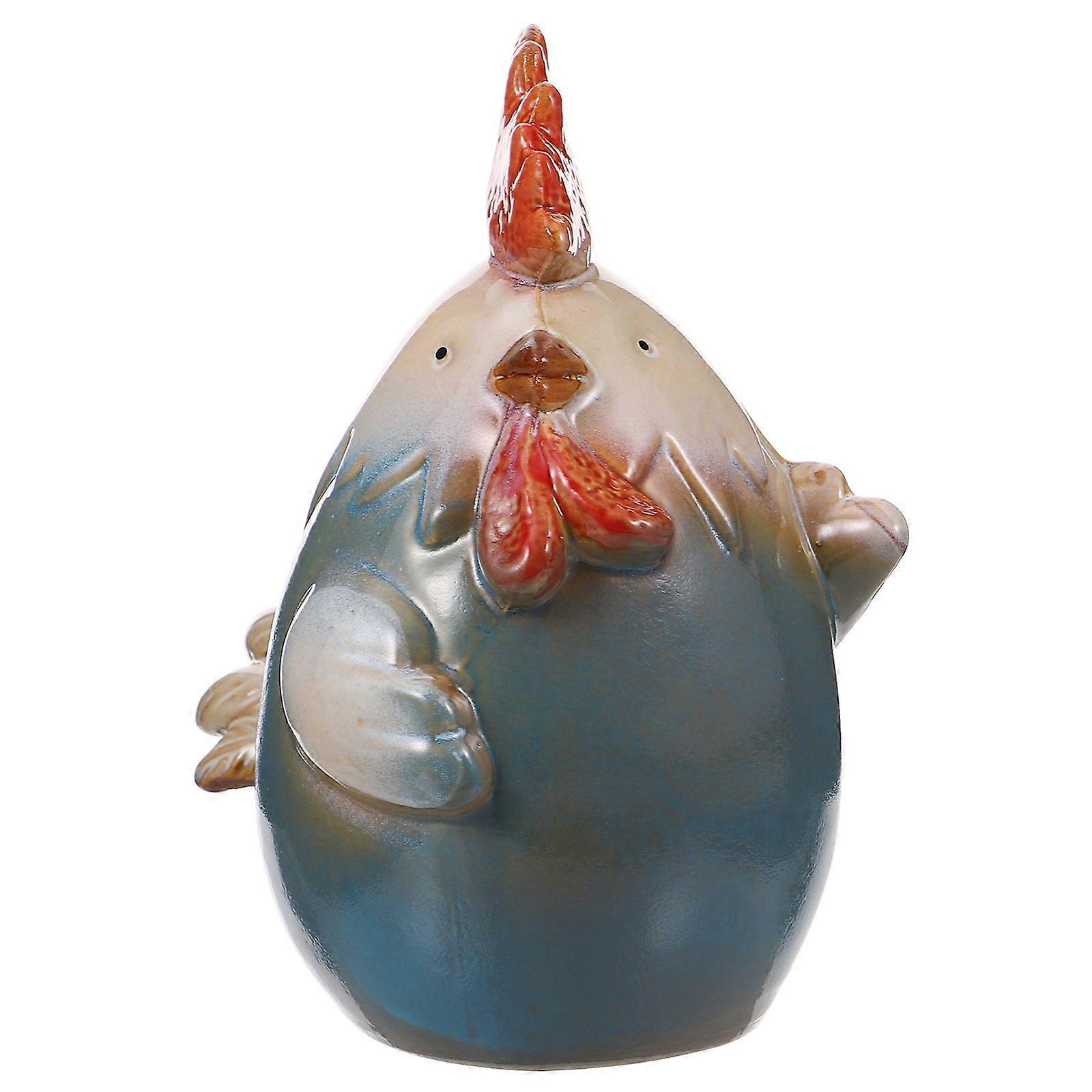 1pc漫画チキンの形をした貯金箱絶妙なコイン収納瓶(アソートカラー)