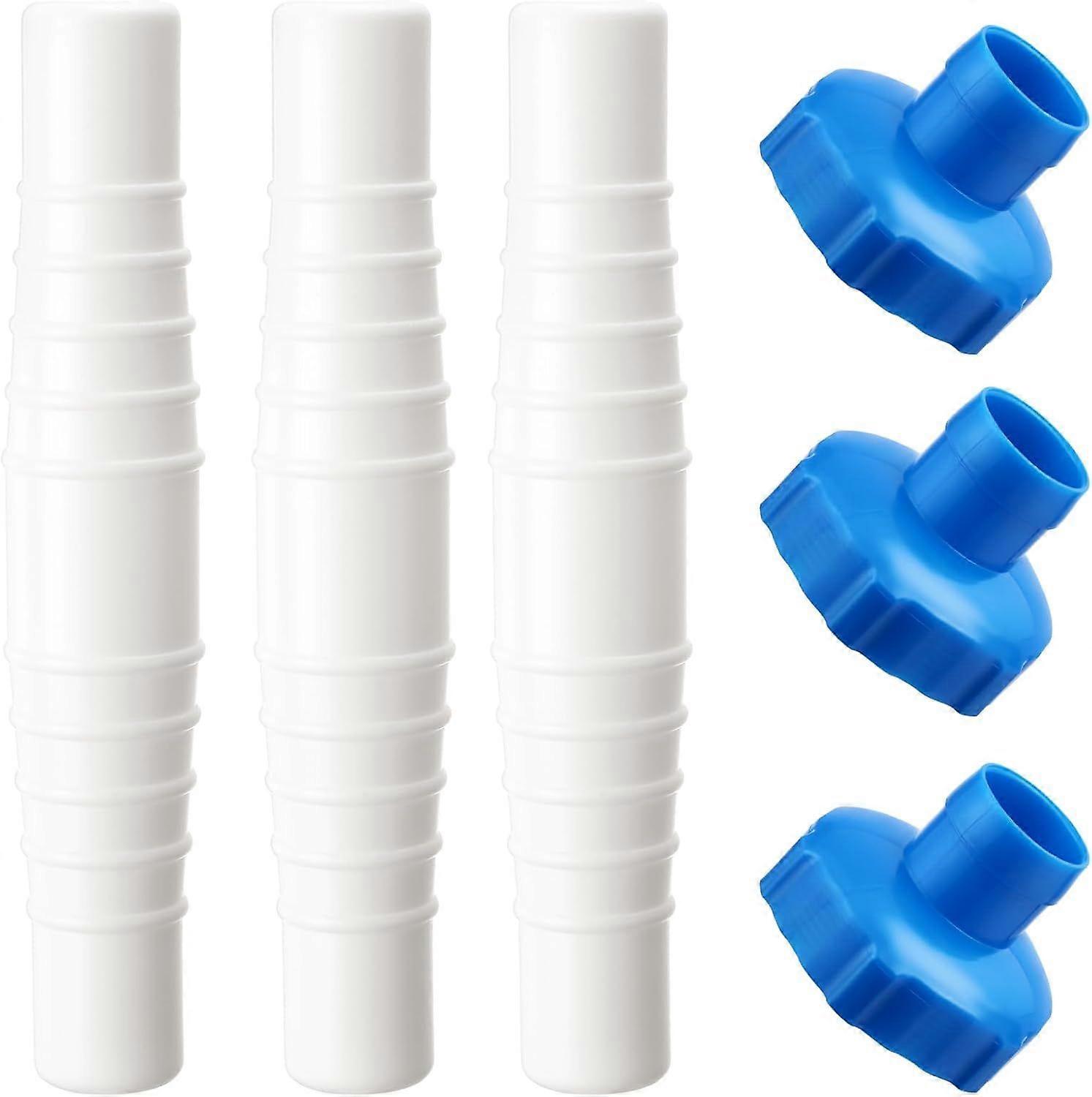 6 Pcs Pool Hose Adapter Kit Include 3 Pcs 11238 B Hose