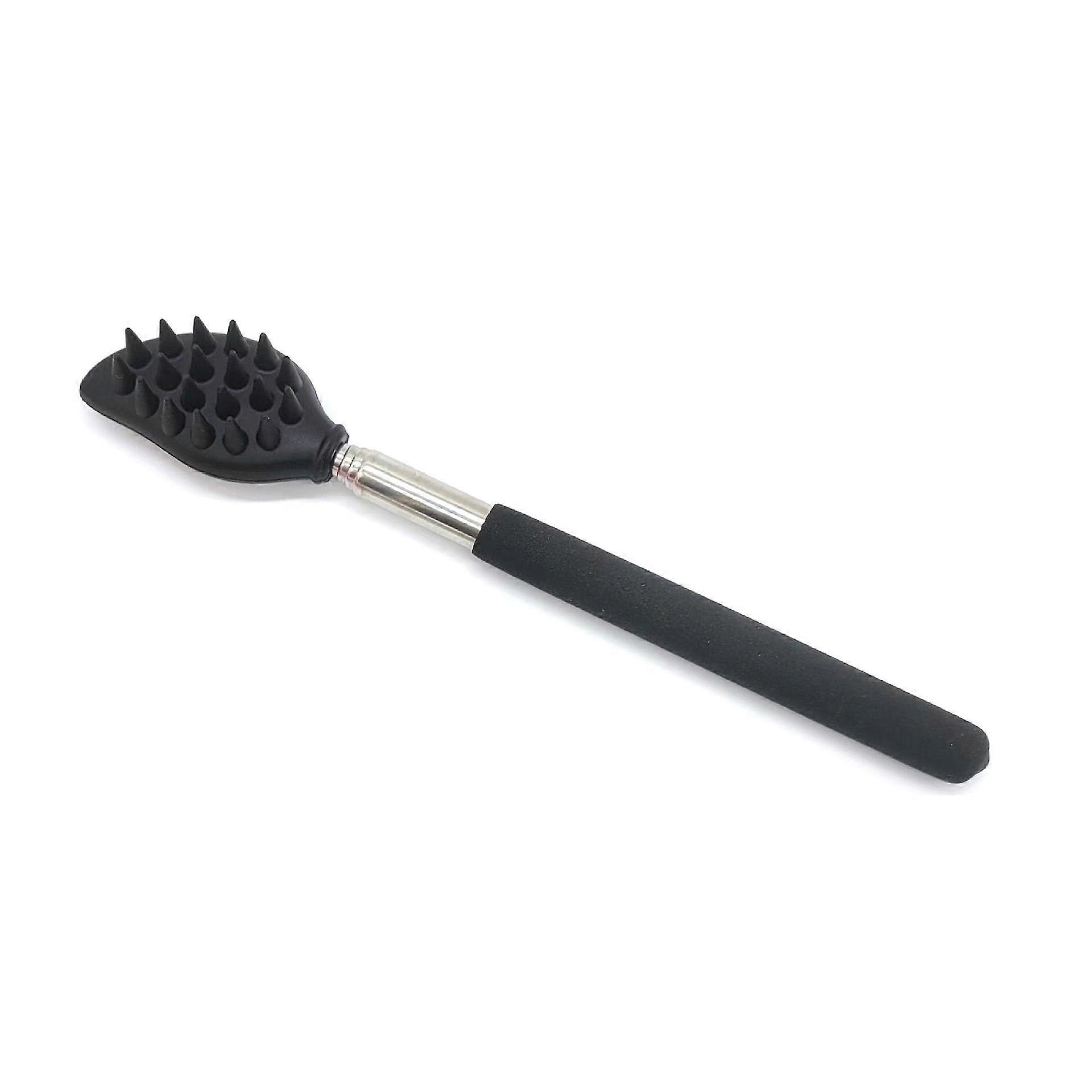 Telescopic Back Scratcher Scratching Back Massager Back Scraper Extendable Silicone Exfoliating Brush LM