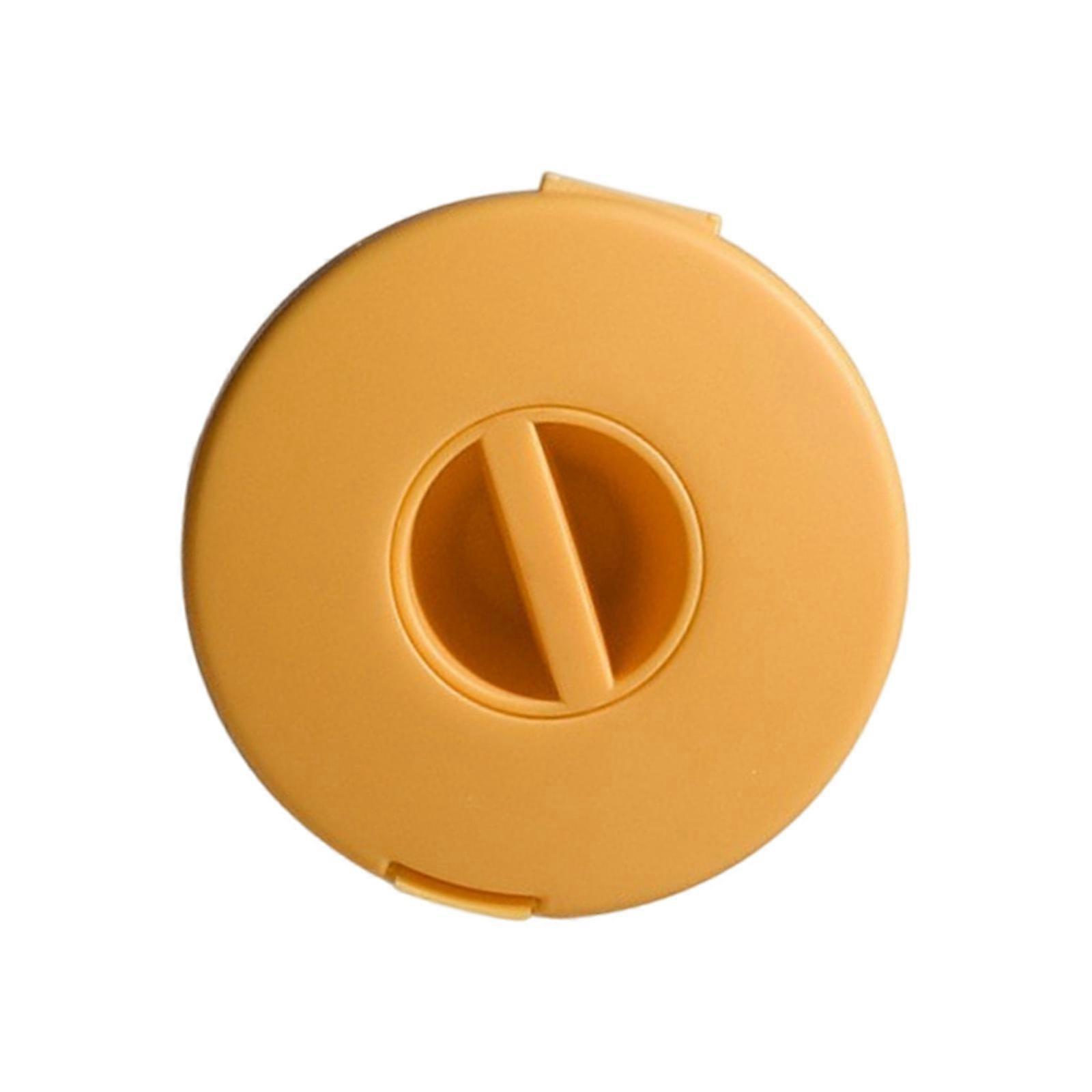 TangleFree Cord Organizers Circular Portable For Phone Chargers Smartwatch Cables Adjustable Compartments Carry On Solution  Yellow