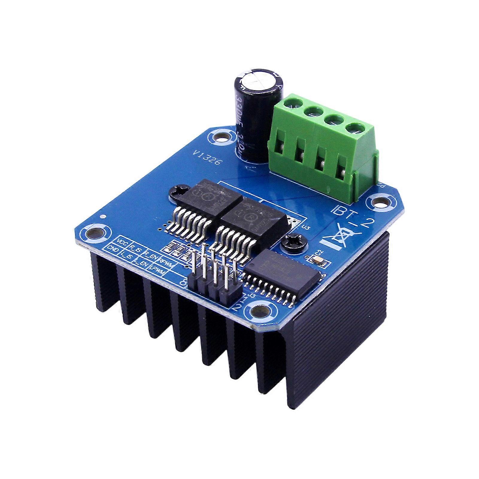 PWM Controlled BTS7960 High Current Driver Module with Reverse and Optimized Efficiency Multicolor