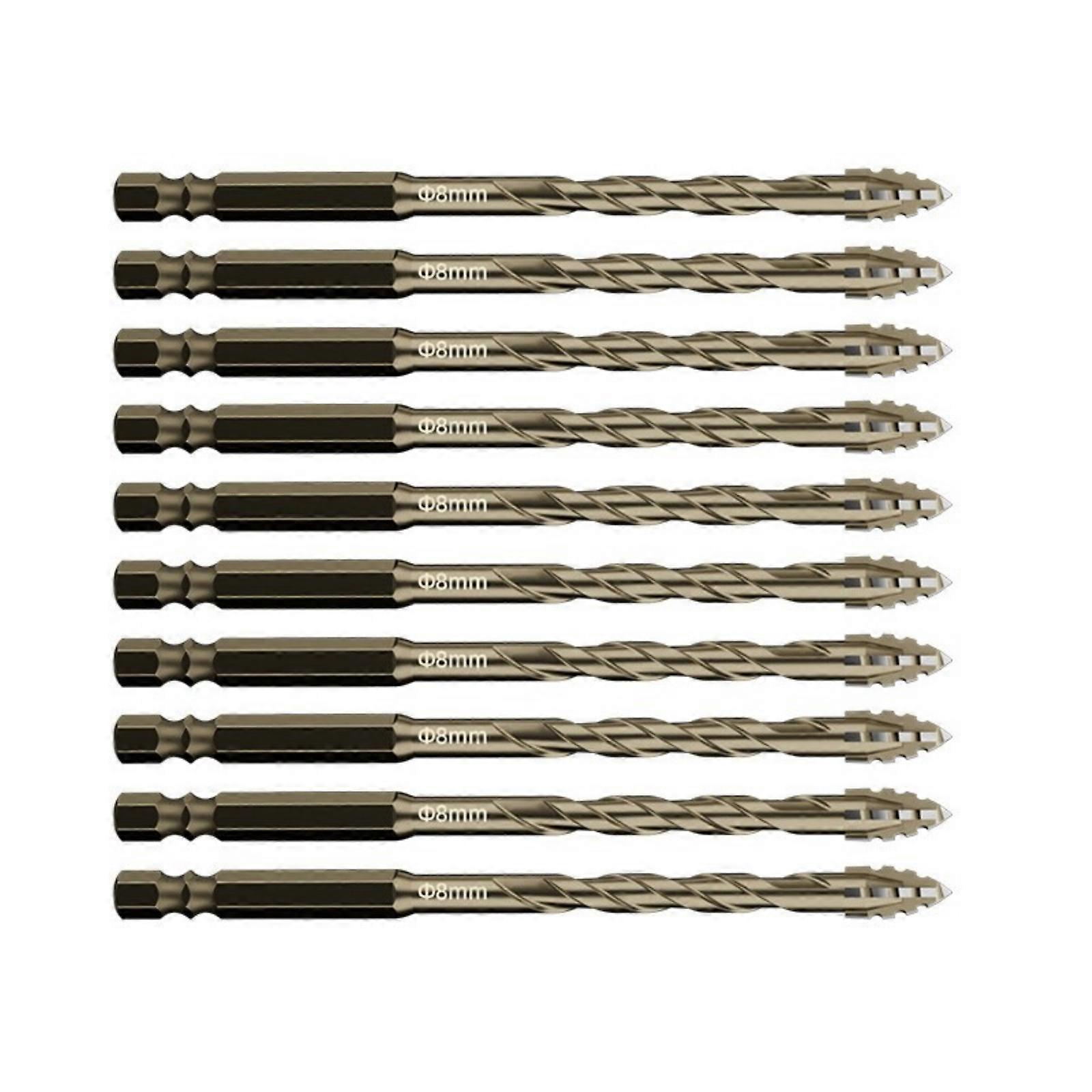 Accuracy Ground Cementite Drill With 4 Serrated Edges Odd Structure For Smooth Drilling In Multiple Hard Exteriors Multicolor