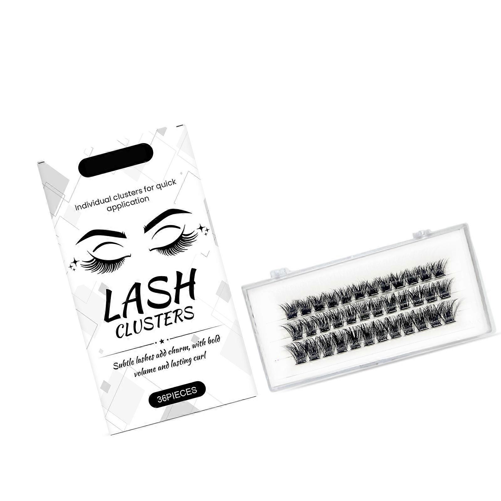 Adhesive Release False Eyelashes For Quick Application Soft Fiber Material Reusable Design Effortless Beauty Enhancement Multicolor
