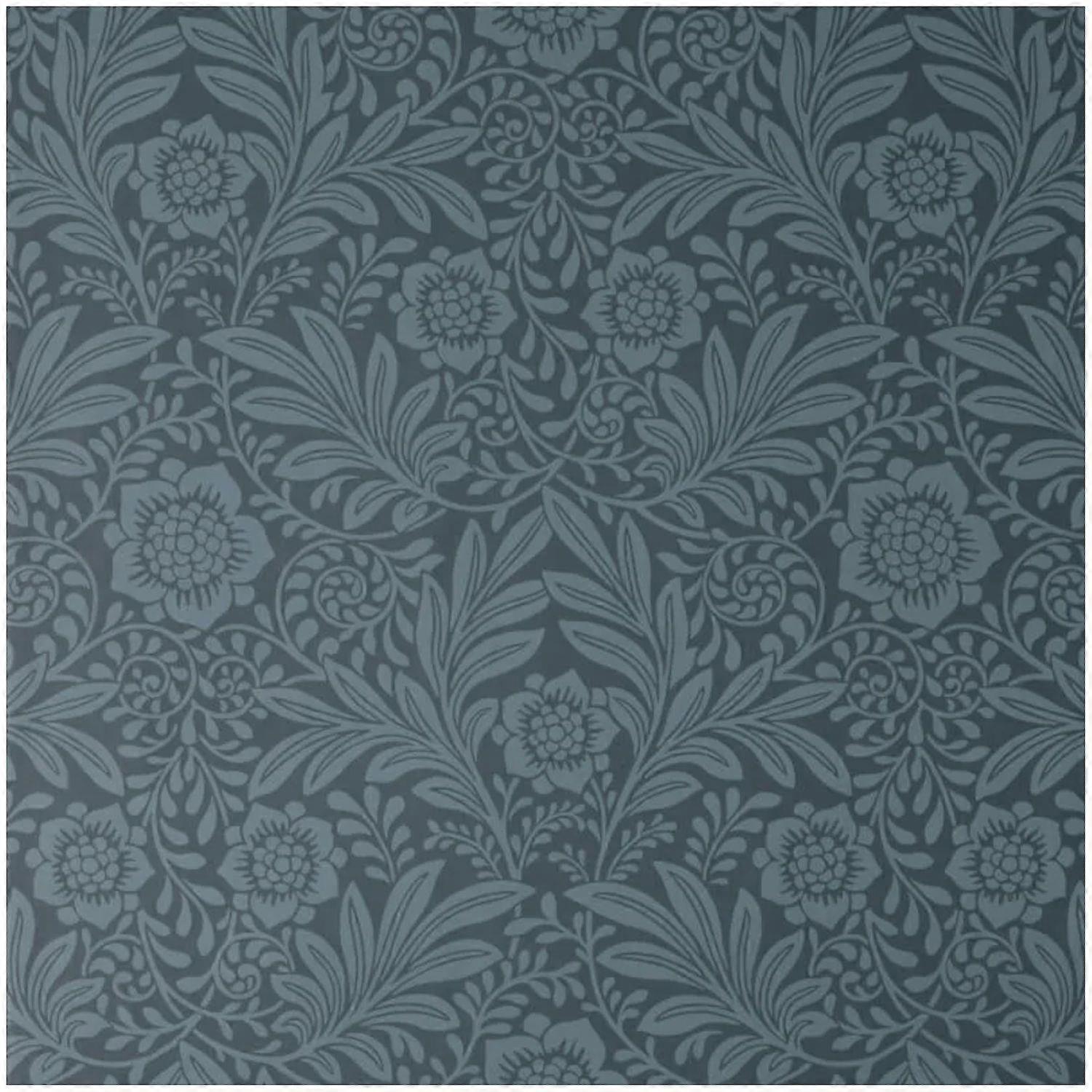 Fine Decor Crown Classic Camile Navy Floral Wallpaper