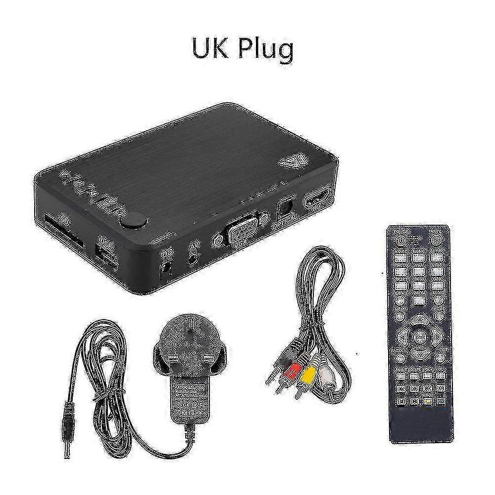 Phase de pleine lune, lecteur multimédia HD, disque dur externe USB, lecture automatique, compatible avec les boîtiers TV, vidéos AV, MKV et AVI