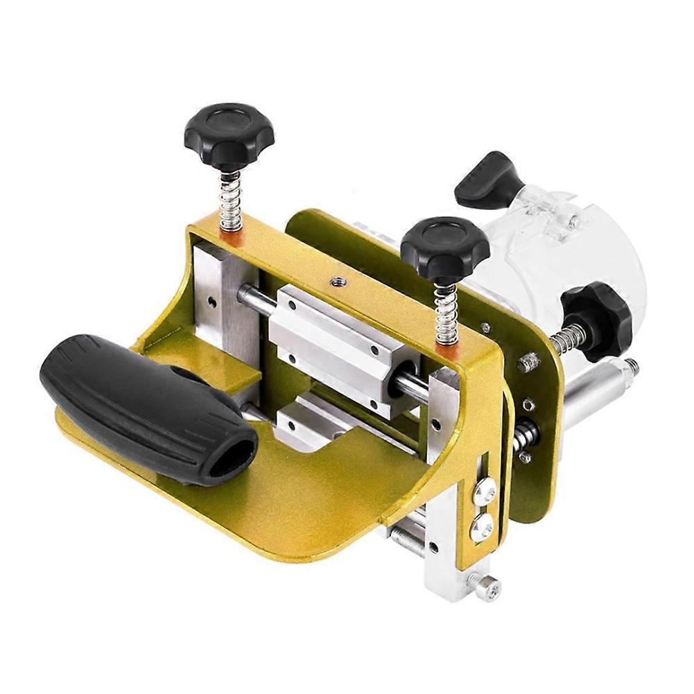 Mortising Jig for 65mm Trimming Machine 2 in 1 Slotting Bracket Invisibles Fasteners Punch Locator Linear Track Tool
