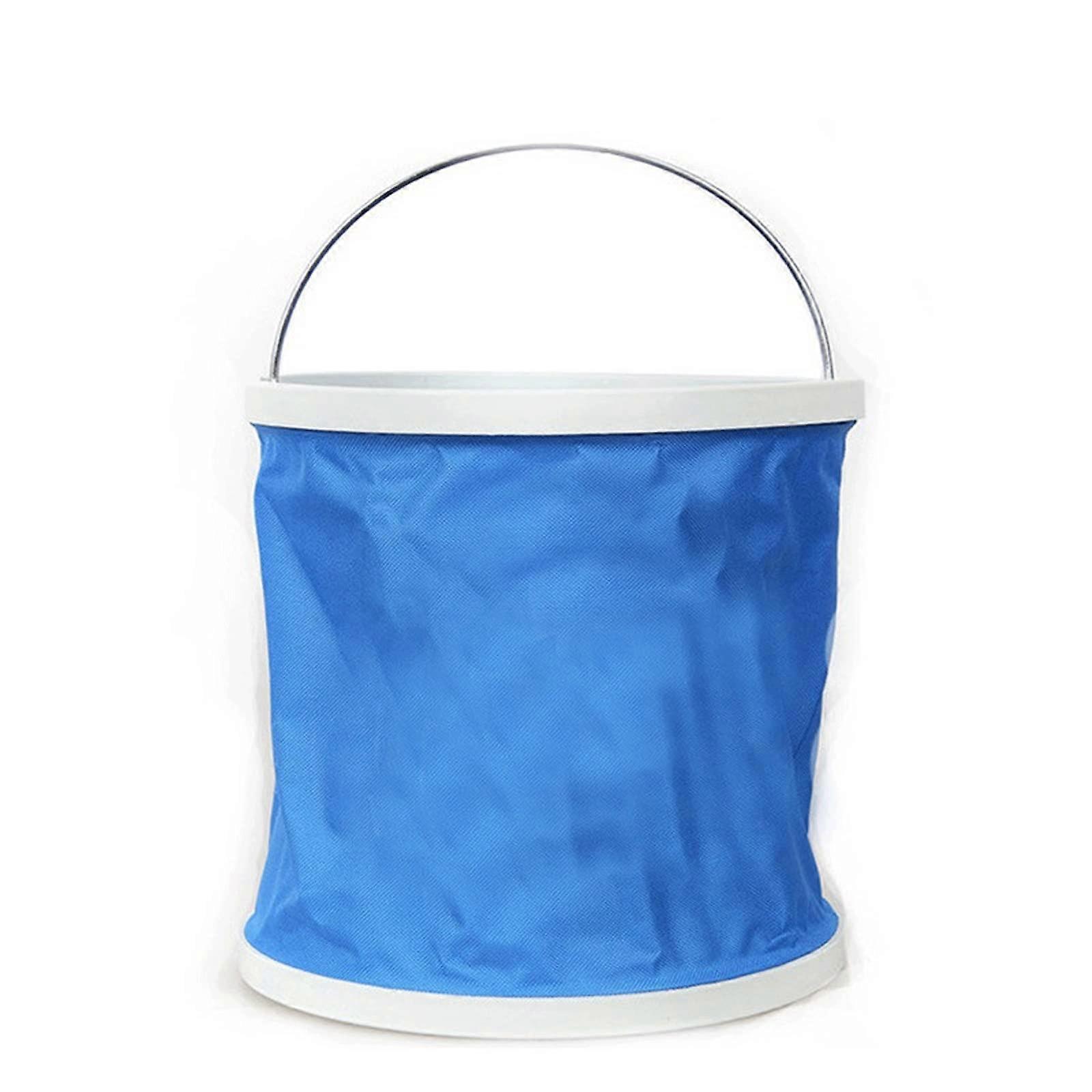 Collapsible Car Wash Bucket with Handle for Household Cleaning and Portable Mop Storage