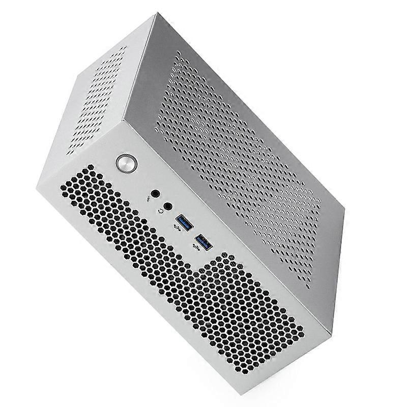 A09 HTPC מארז מחשב מיני ITX מארז מחשב גיימינג מארז שולחן עבודה מארז USB3.0/2.0 מארז מחשב מארז מחשב ביתי כסף