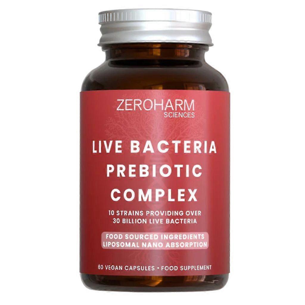 ZeroHarm Liposomal Live Bacteria Prebiotic Complex Capsules 60