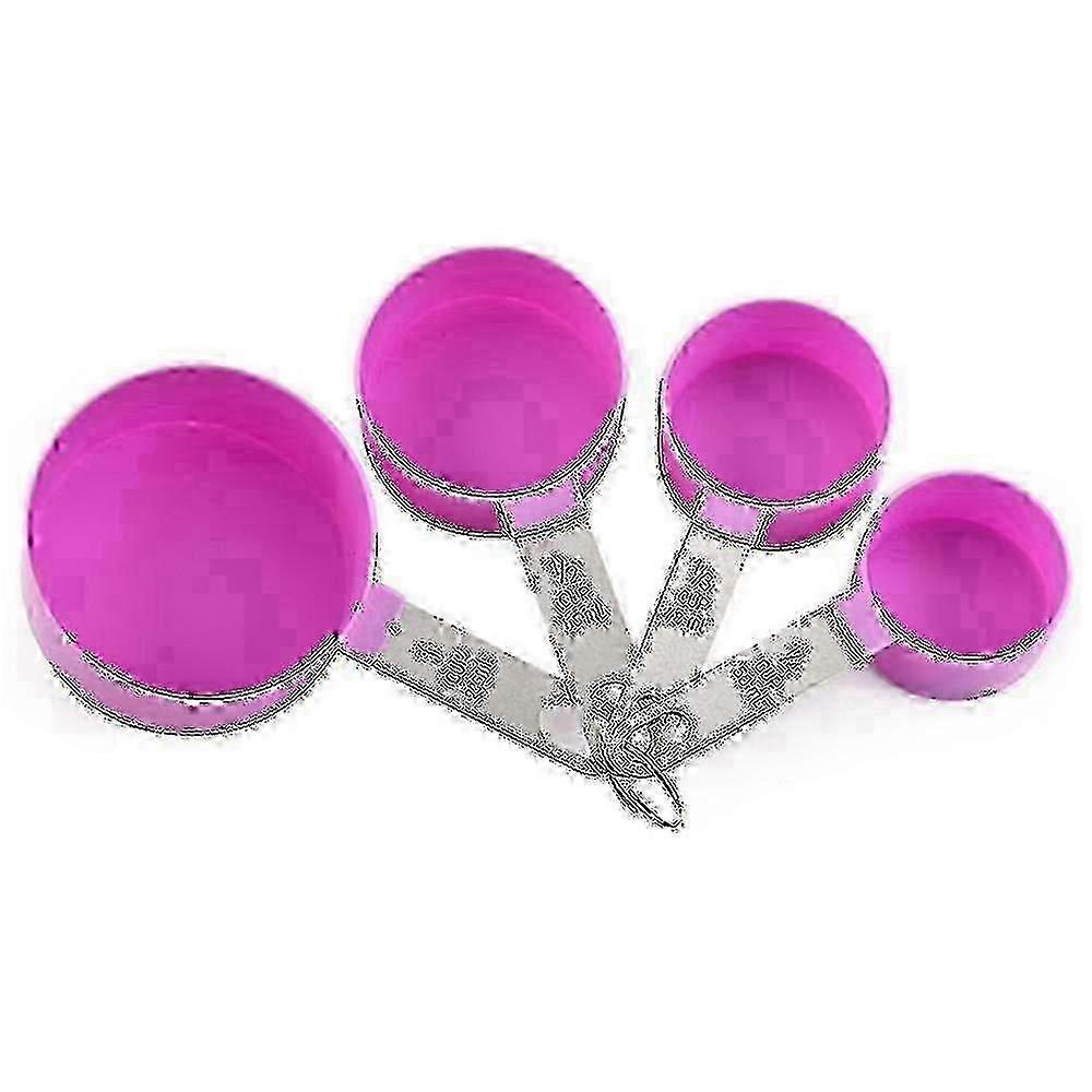 Stackable Stainless Steel Measuring Cups for Dry and Liquid Ingredients - Kitchen Baking Tools